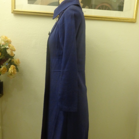 Vintage Jackets & Coats Vintage Nautical Style Navy Blue Coat Dress
